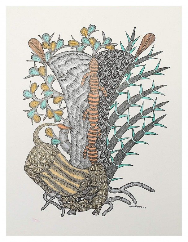 Gond tribal paintings
