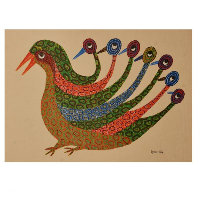 Handcrafted Gond Paper Painting