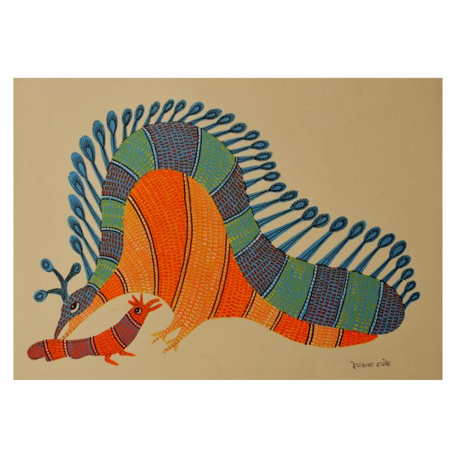 Handcrafted Gond Paper Painting