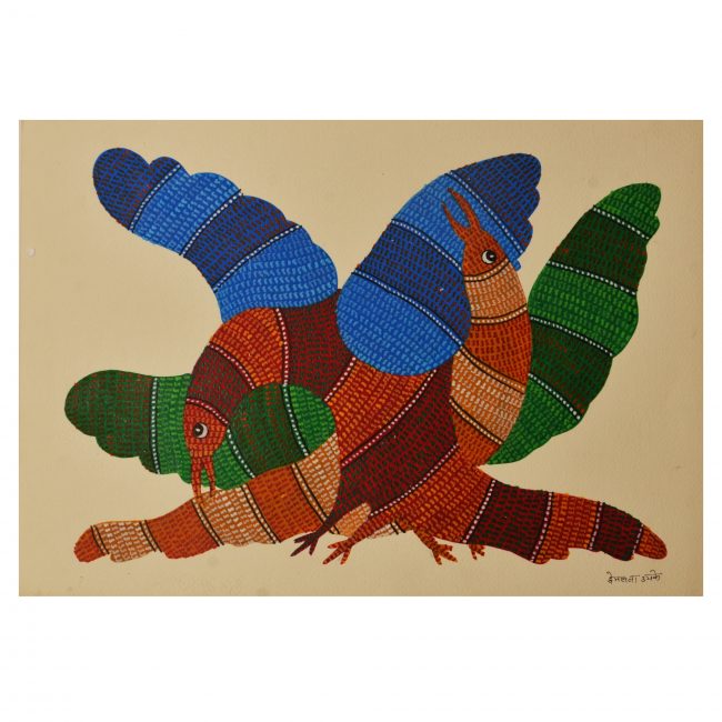 Handcrafted Gond Paper Painting