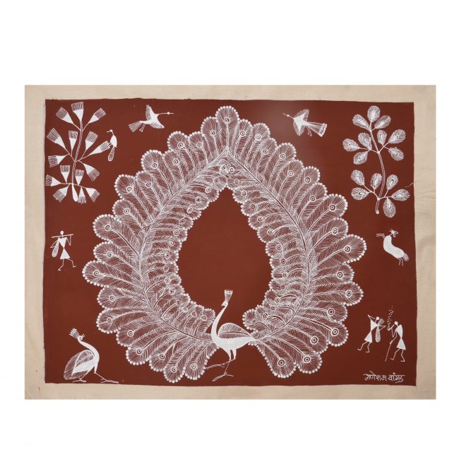 Handcrafted Warli Cloth Painting