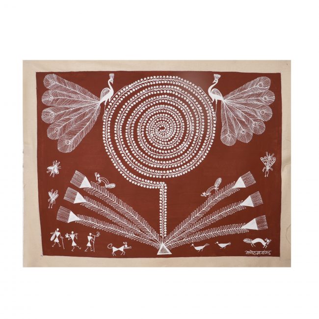 Handcrafted Warli Cloth Painting