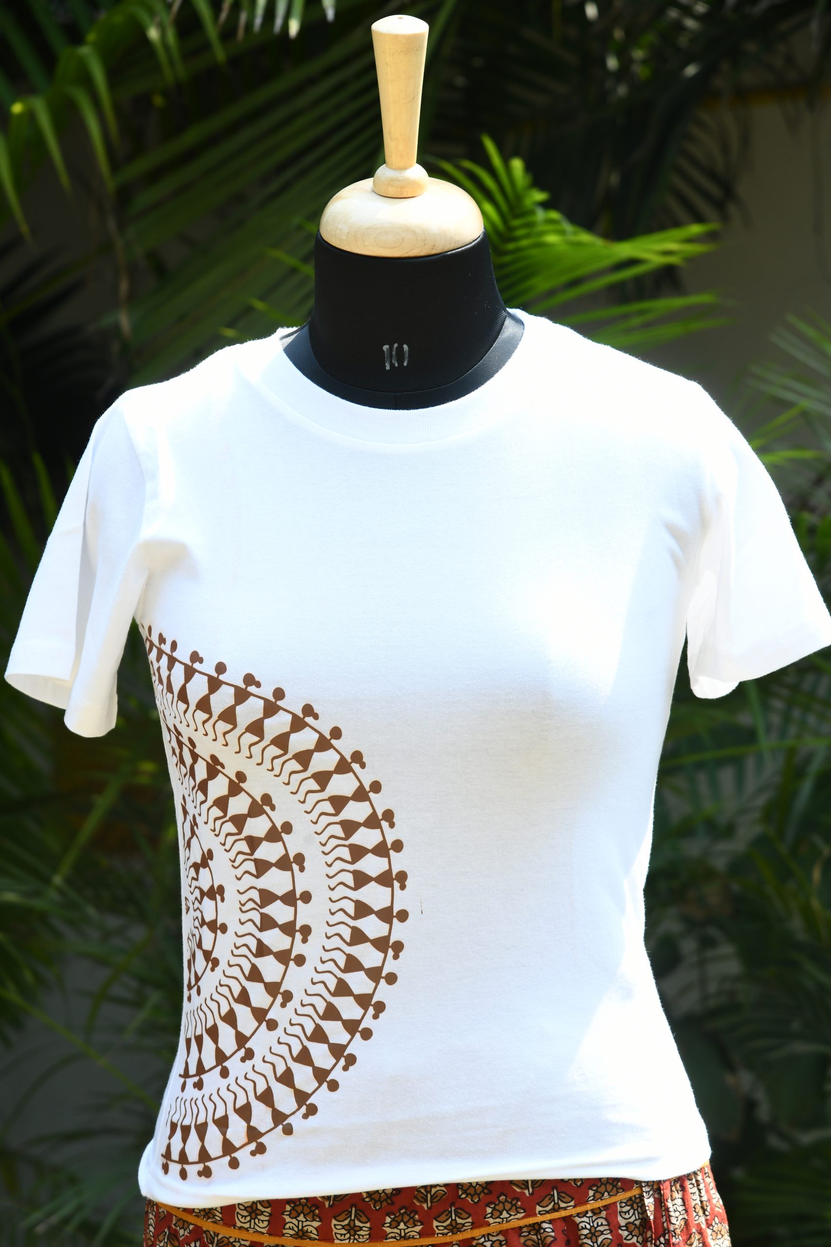 T-Shirt Round Neck White H.Circle (Kids)