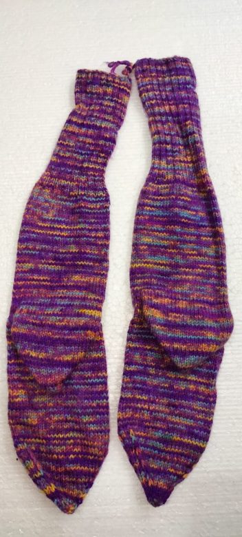 Women's Woolen Multicolor Merino Socks