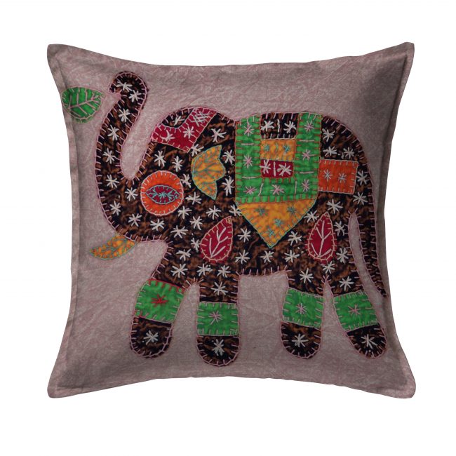 Handcrafted Cotton Multicolor Cushion Cover