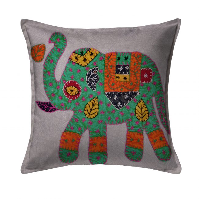 Handcrafted Cotton Multicolor Cushion Cover