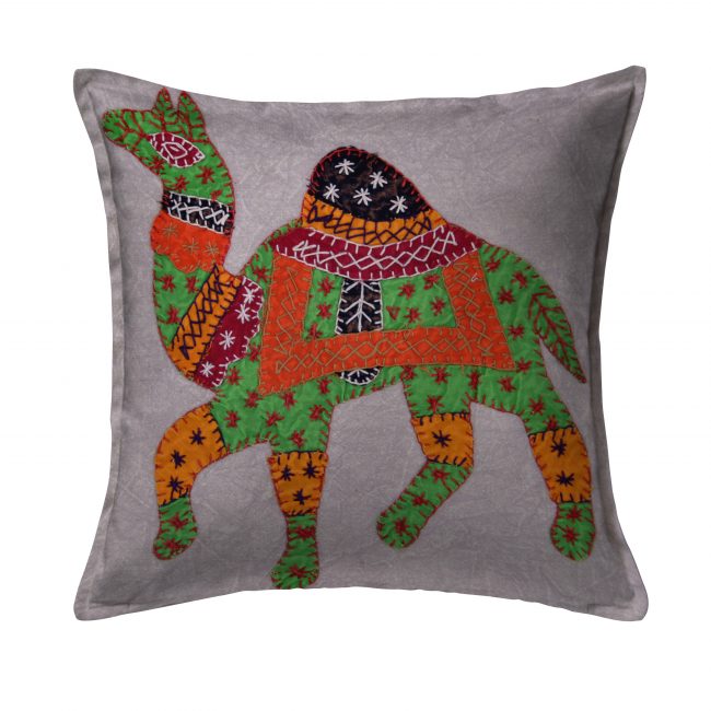 Handcrafted Cotton Multicolor Cushion Cover