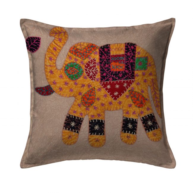 Handcrafted Cotton Multicolor Cushion Cover