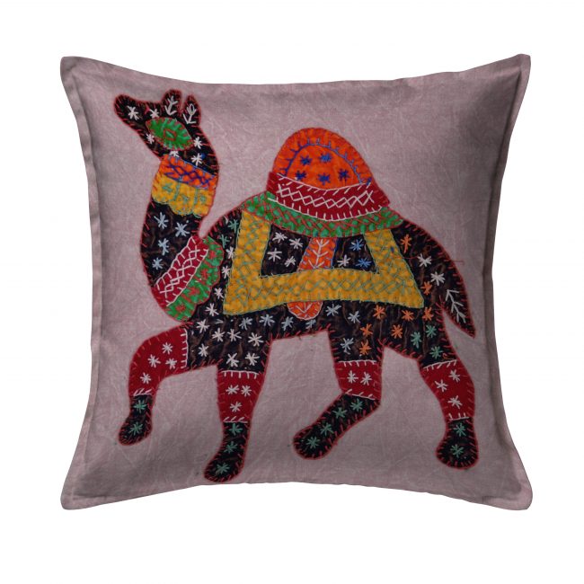 Handcrafted Cotton Multicolor Cushion Cover