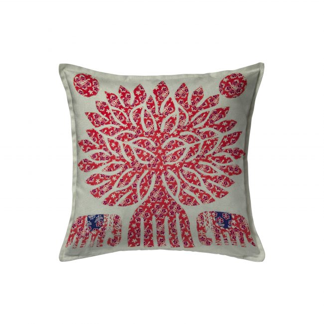 Handcrafted Cotton Multicolor Cushion Cover