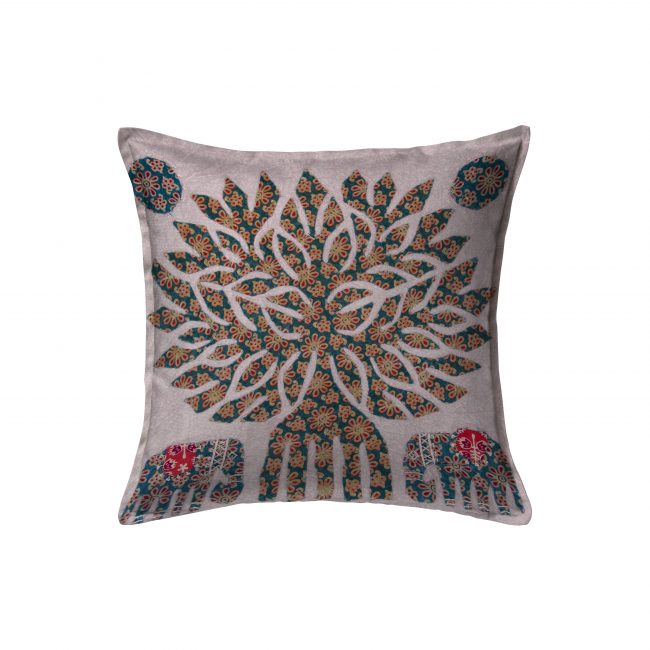 Handcrafted Cotton Multicolor Cushion Cover