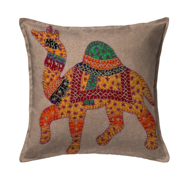 Handcrafted Cotton Multicolor Cushion Cover