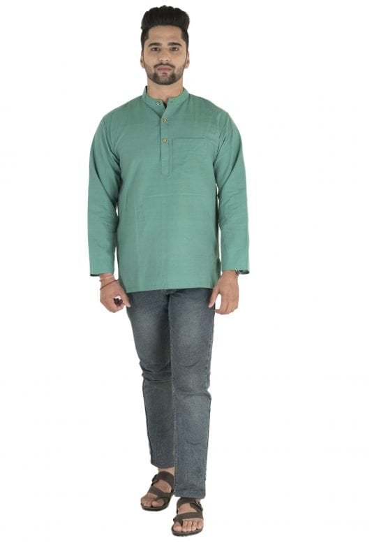 Green Short Kurta