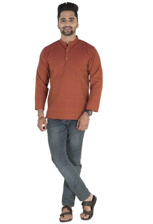 Brown Short Kurta