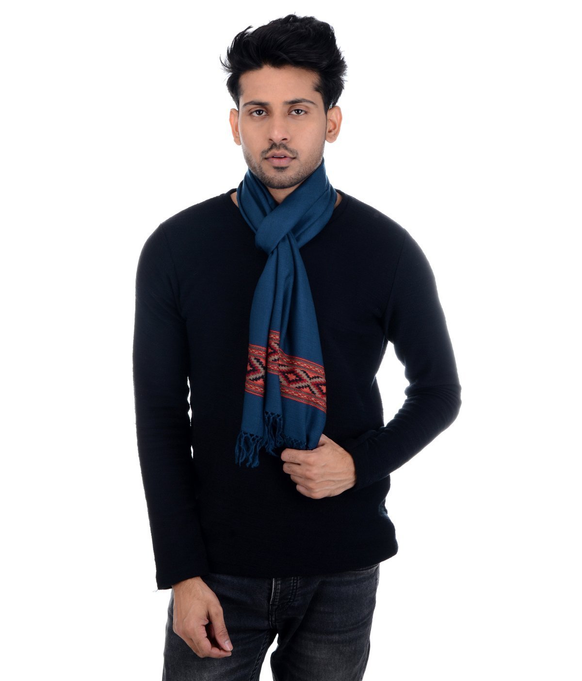 Handwoven Muffler - Chasm Blue : HP