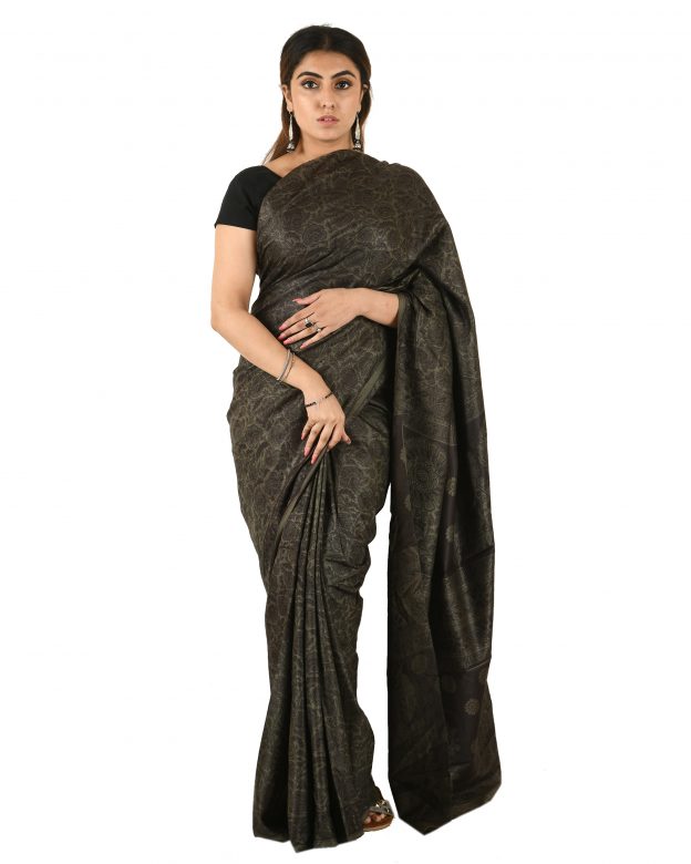 Pure Cotton Zari Multicolor Tribal Traditional Party Wear Saree