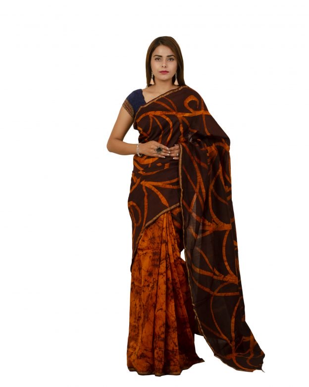 Art Silk Zari Multicolor Tribal Traditional Party Wear Saree