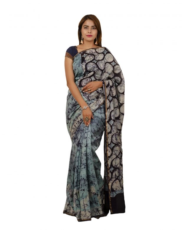 Art Silk Zari Multicolor Tribal Traditional Party Wear Saree