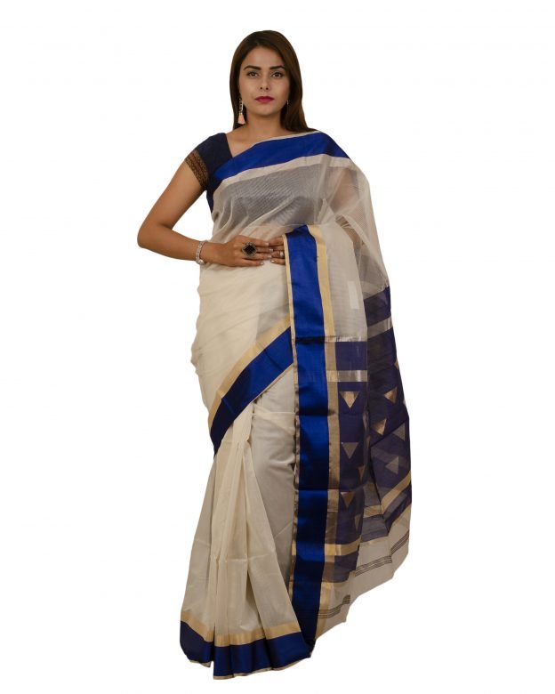 Art Silk Zari Multicolor Tribal Traditional Party Wear Saree