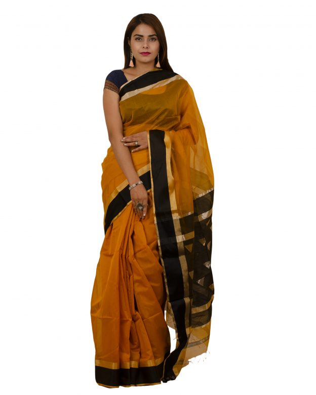 Art Silk Zari Multicolor Tribal Traditional Party Wear Saree