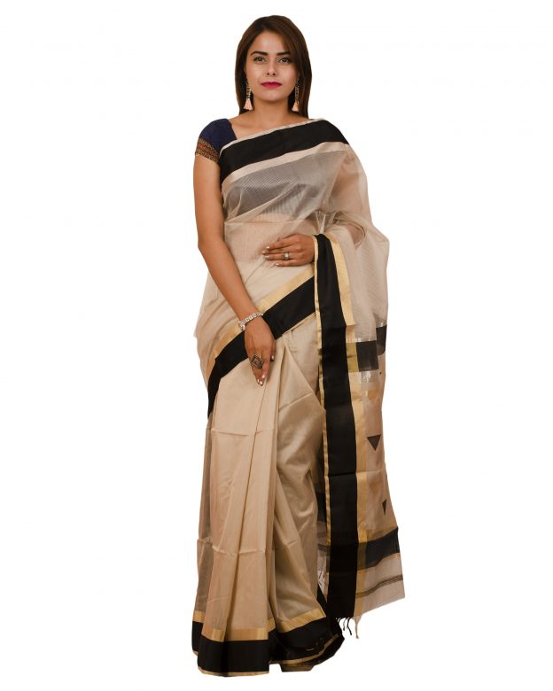 Art Silk Zari Multicolor Tribal Traditional Party Wear Saree