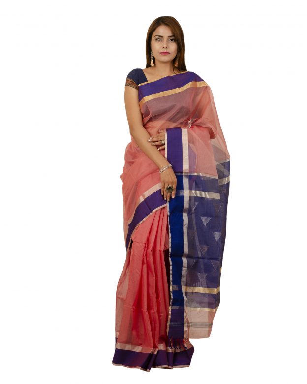 Art Silk Zari Multicolor Tribal Traditional Party Wear Saree
