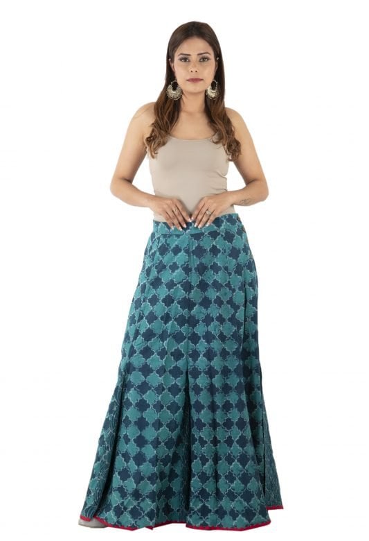 Straight Cotton Skirt - S