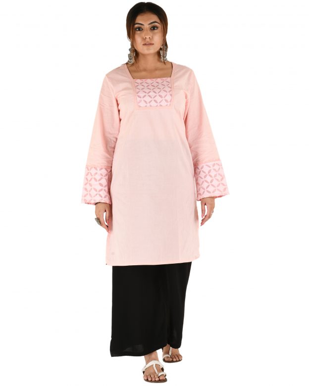 Handwoven Cotton Regular Fit Casual Kurti