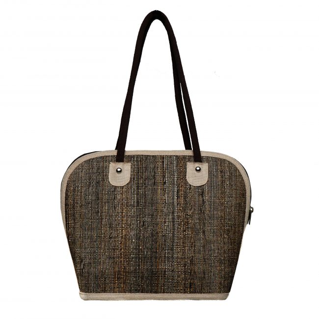 Banana Fiber Handcrafted Curve Bag – Eco-Friendly Tribal Handbag | Tribes India