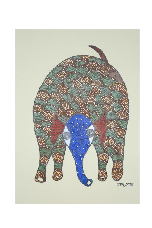 Handcrafted Multicolor Gond Paper Painting