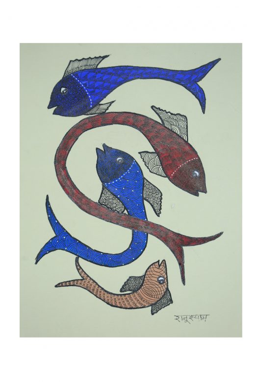 Handcrafted Multicolor Painting