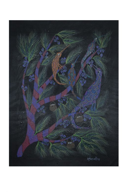 Handcrafted Multicolor Gond Paper Painting