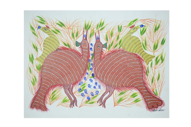 Handcrafted Multicolor Gond Paper Painting