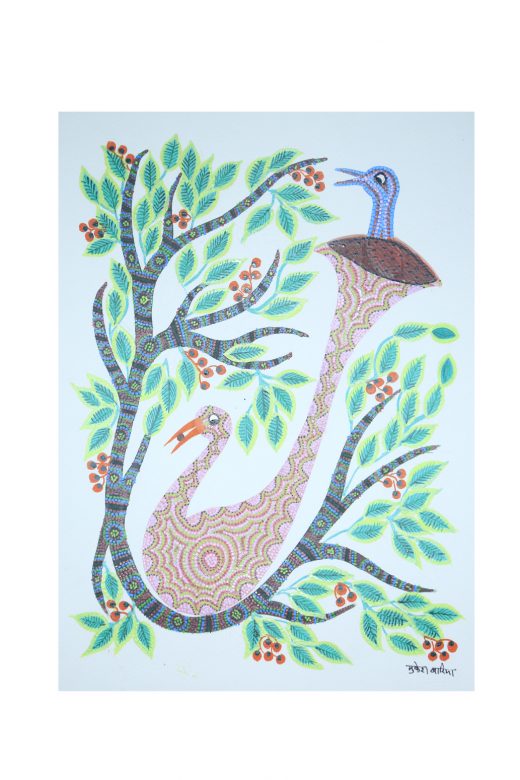 Handcrafted Multicolor Gond Paper Painting