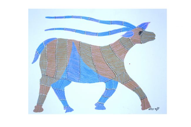 Handcrafted Multicolor Gond Paper Painting