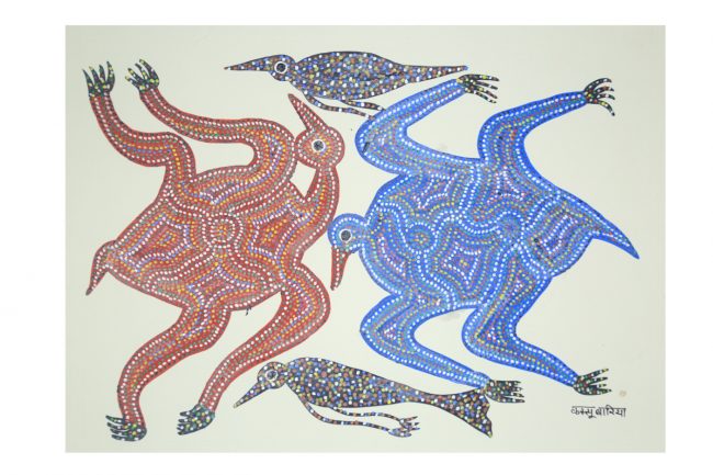 Handcrafted Multicolor Gond Paper Painting