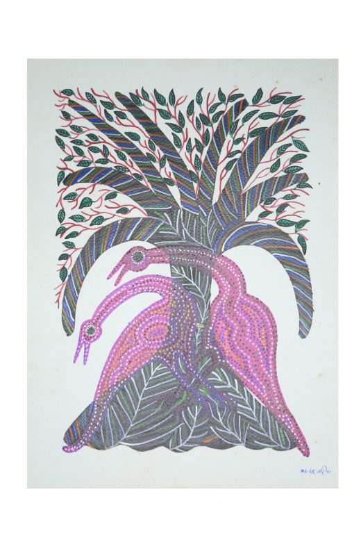 Handcrafted Multicolor Gond Paper Painting