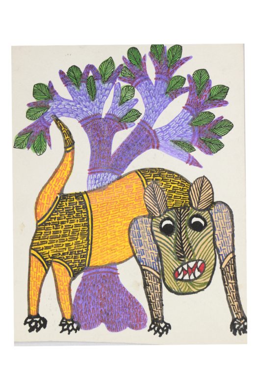 Handcrafted Multicolor Gond Paper Painting