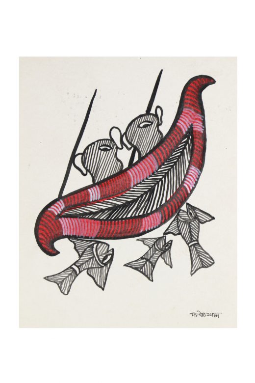 Handcrafted Multicolor Gond Paper Painting