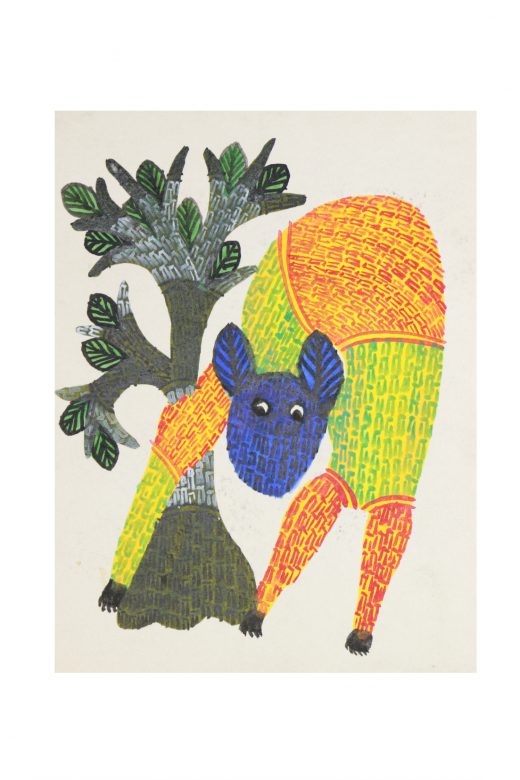 Handcrafted Multicolor Gond Paper Painting