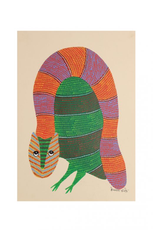 Handcrafted Multicolor Gond Paper Painting