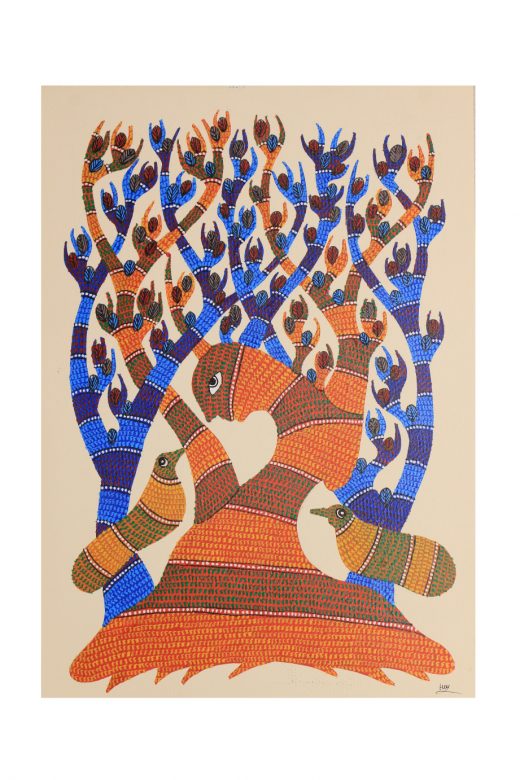 Handcrafted Multicolor Gond Paper Painting