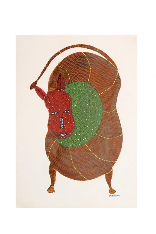 Handcrafted Multicolor Gond Paper Painting