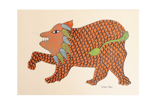 Handcrafted Multicolor Gond Paper Painting