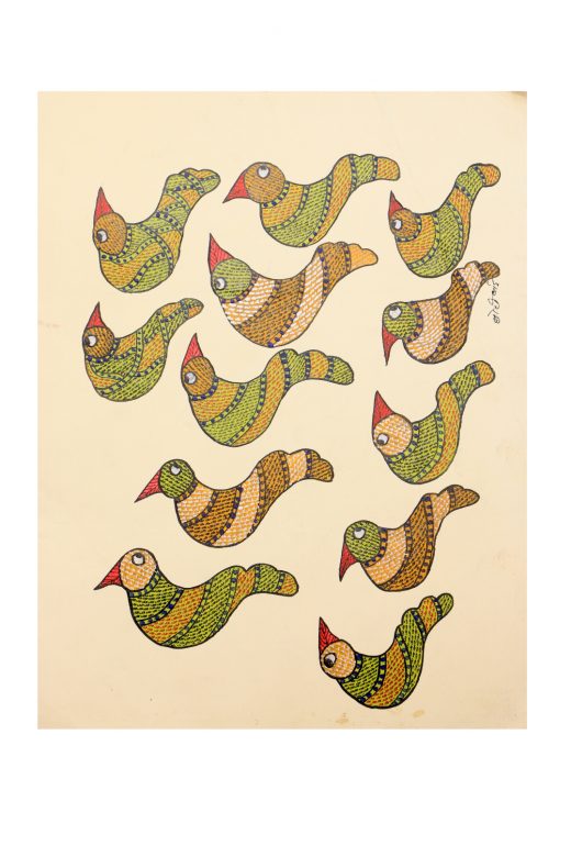 Handcrafted Multicolor Gond Paper Painting
