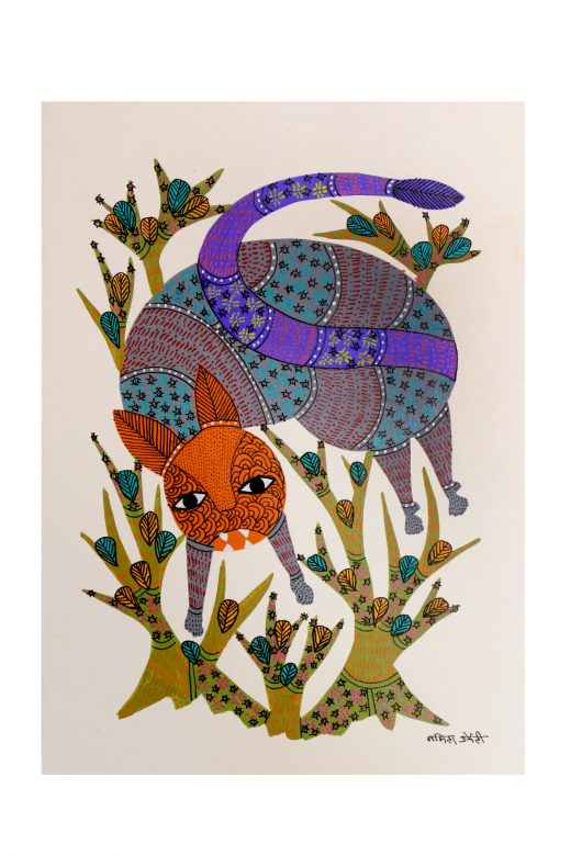 Handcrafted Multicolor Gond Paper Painting