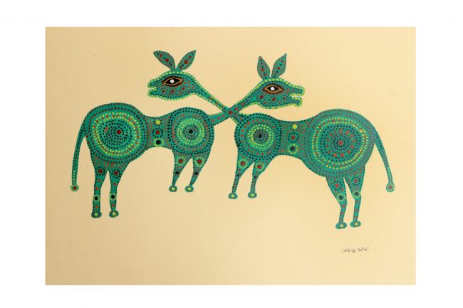 Handcrafted Multicolor Gond Paper Painting