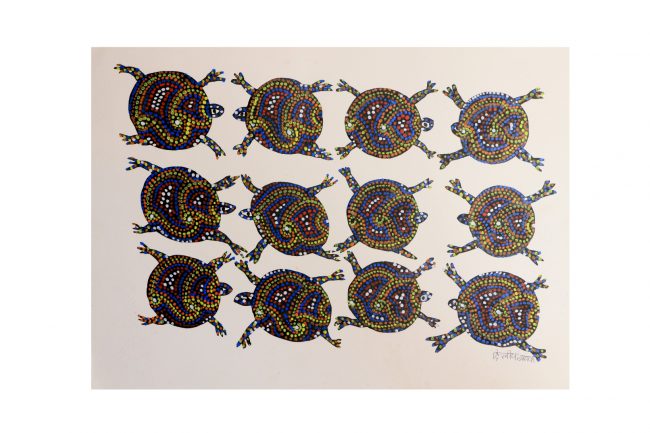 Handcrafted Multicolor Gond Paper Painting