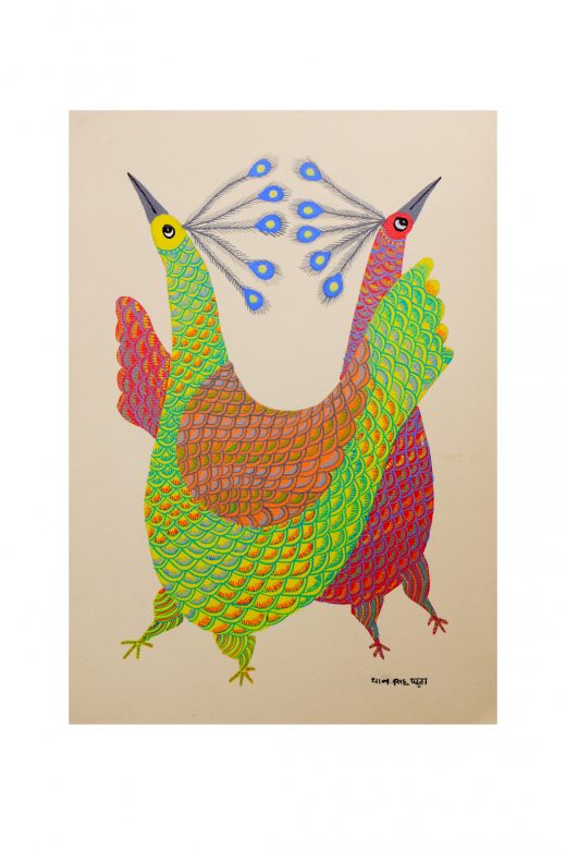 Handcrafted Multicolor Gond Paper Painting