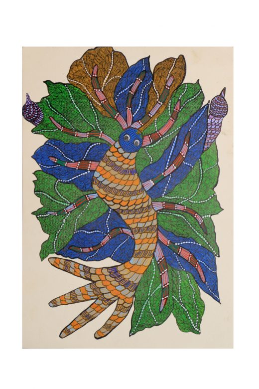 Handcrafted Multicolor Gond Paper Painting